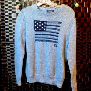 Polo Ralph Lauren vintage American flag sweater